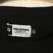 半袖Tシャツ M YAKPAK ヤックパック 黒_画像3