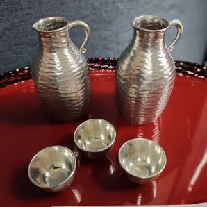 錫製 酒器セット 徳利2点 お猪口2点 計4点