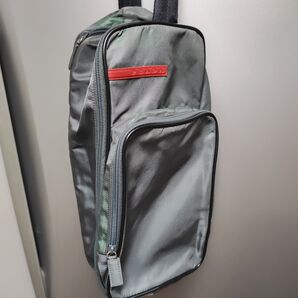 PRADA メンズバッグ グレー ナイロン