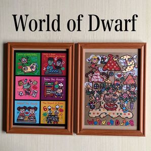でかサイズ!2個セット★フレーム付き【World of Dwarf】