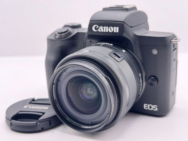 CANON EOS Kiss M EF-M15-45 IS STM レンズキット (ブラック)