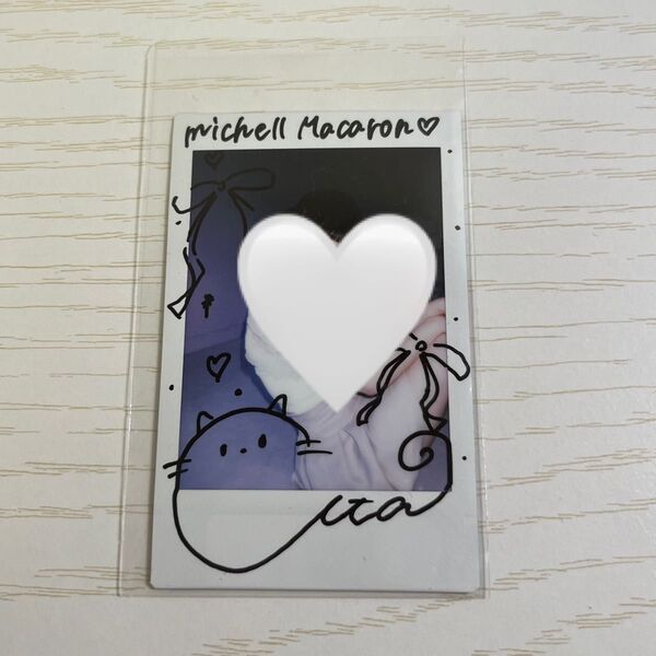 きゅるりんってしてみて 島村嬉唄 Michelle macaron サイン入りチェキ&着用アイテム2点