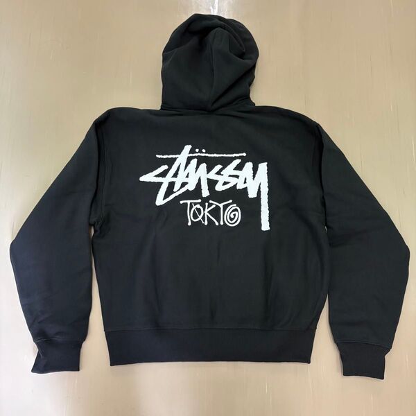 STUSSY ステューシー25SS STOCK TOKYO ZIP パーカー BLACK L