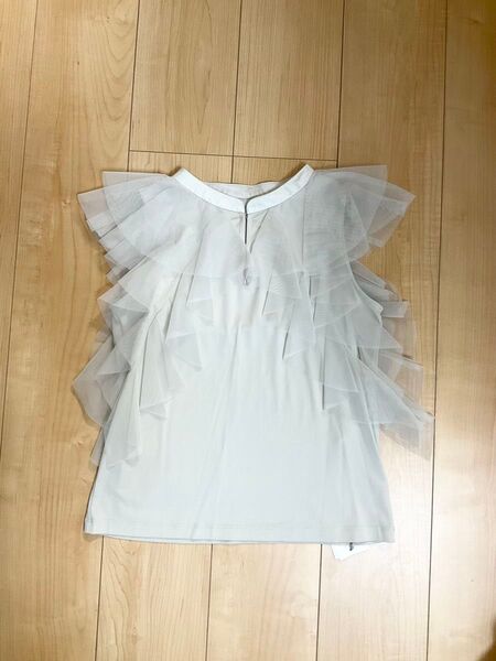 スナイデル チュールフリルカットトップス snidel フリーサイズ