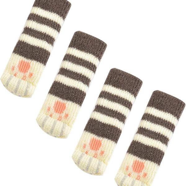 テーブル 椅子 足カバー 猫柄 4 個 家具 脚カバー