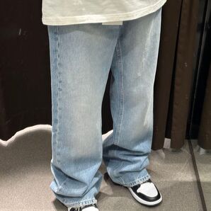 ZARA ジーンズ/デニム MID-RISE FULL-LENGTH 34 ライトブルー