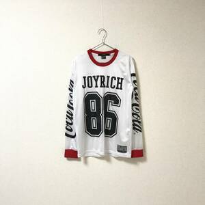 *JOYRICH Joy Ricci Coca * Cola * long sleeve shirt T-shirt long T men's white white number ring uniform size M