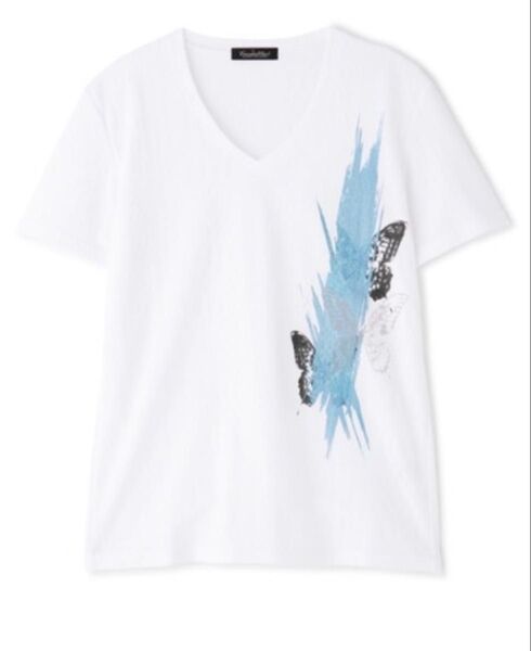 TORNADO MART バタフライ 半袖カットソー LLサイズ トルネードマート 半袖 Tシャツ Vネック
