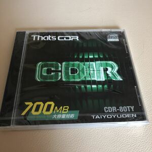 太陽誘電　CDR 日本製　マスタリングに　CDR-80TY