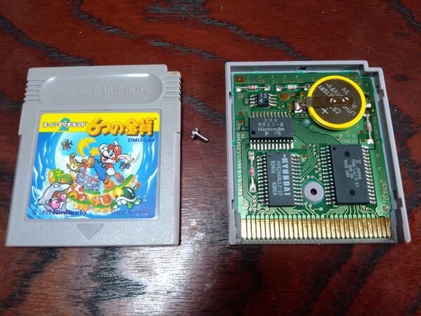 6つの金貨 電池交換済 スーパーマリオランド2 GB 任天堂 ゲームボーイ Nintendo MARIO