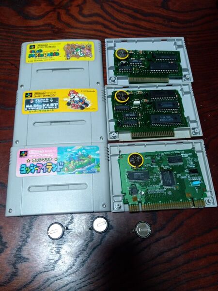 スーファミ3作セット 電池交換済 スーパーマリオワールド/スーパーマリオカート/ヨッシーアイランド Nintendo 任天堂SFC