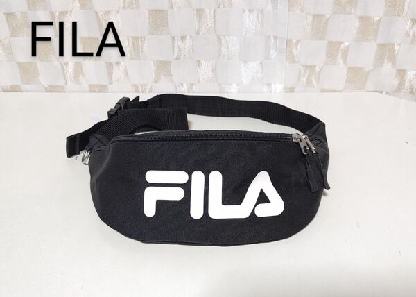 FILA*ボディバッグ・ウエストポーチ*ロゴ・ブラック系・バッグ*男の子・メンズ・男女兼用