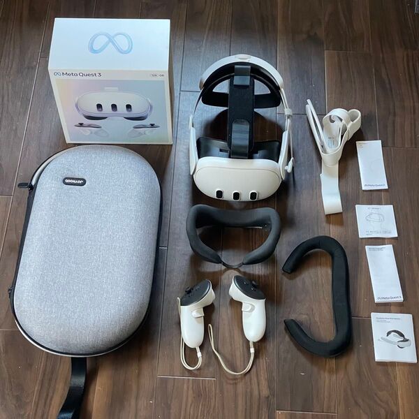 Meta Quest 3 128GB VRヘッドセット 周辺機器込み