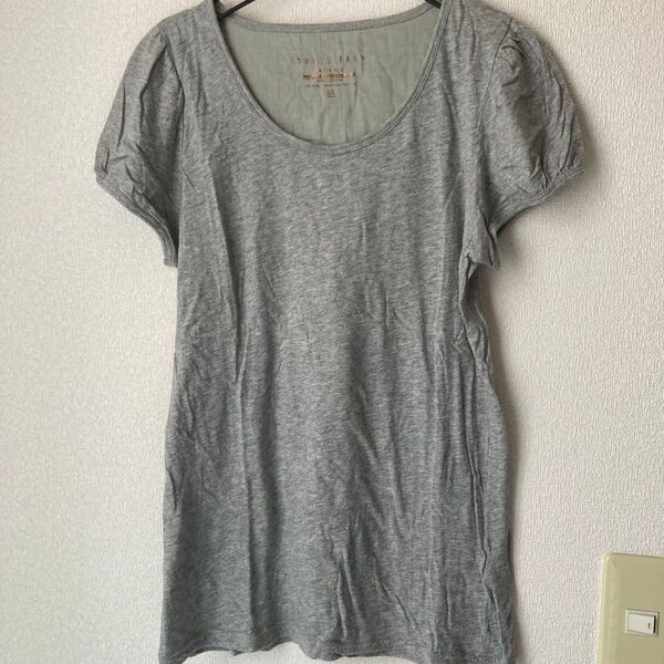 LOWRYS FARMローリーズファーム☆半袖カットソーTシャツ☆グレー