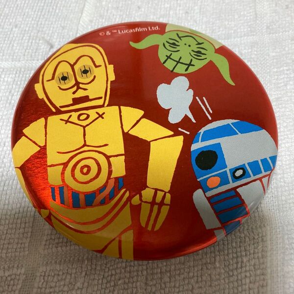 スターウォーズ 缶バッジ C-3PO R2-D2 ヨーダ