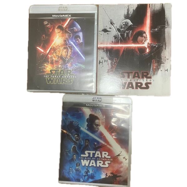 スターウォーズ ブルーレイ3作品セットEpisode7〜9【MovieNEX】【Disc抜きなし】全部本編Disc Blu-ray
