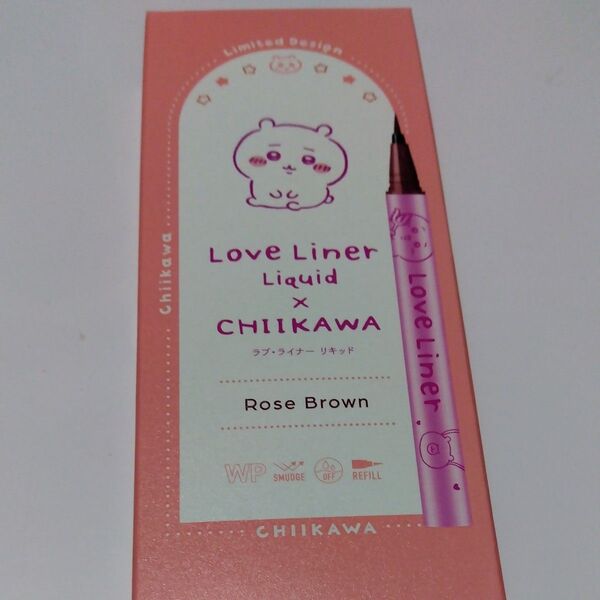 ラブライナー リキッドアイライナーR4 ちいかわデザイン (限定品) ロゼブラウン 0.55mL