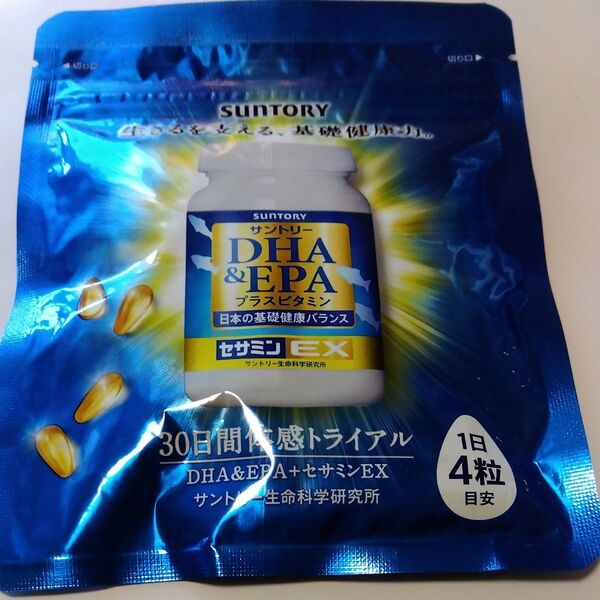 サントリー DHA&EPA+セサミンEX 120粒入/約30日分 30日間体感トライアル