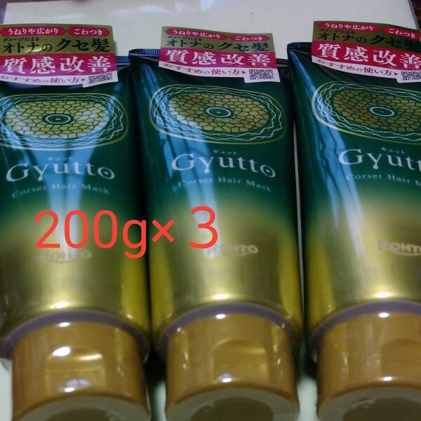【3本セット】Gyutto ギュット コルセットヘアマスク 200g