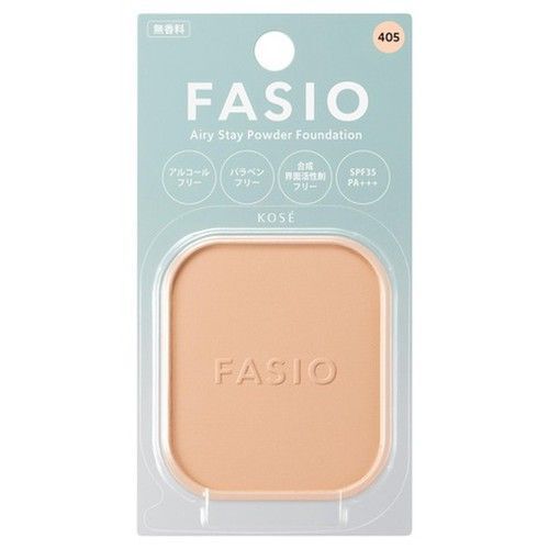 ファシオ エアリーステイ パウダーファンデーション 405 ライトオークル レフィル 10g