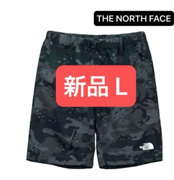 新品★THE NORTH FACE ザノースフェイス プロテクト デイリーショーツ ハーフパンツ ロゴ刺繍 L