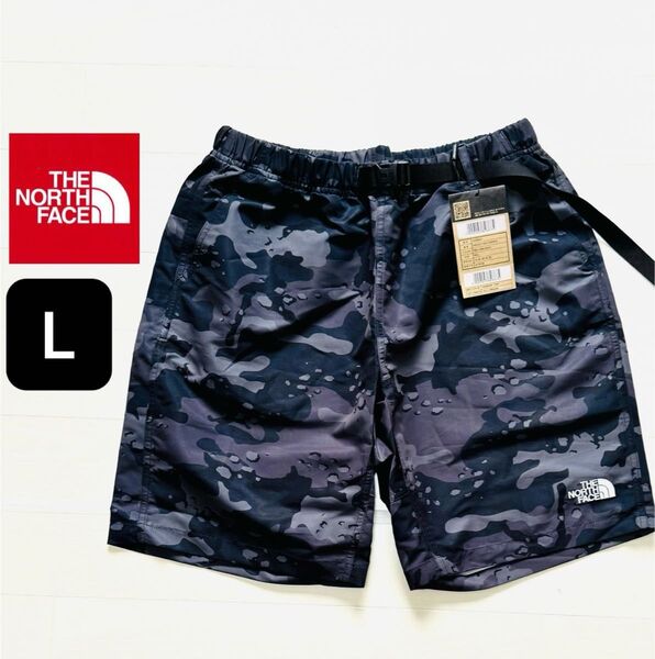 新品★THE NORTH FACE ザノースフェイス プロテクト デイリーショーツ ハーフパンツ ロゴ刺繍 タクティカルベルト L