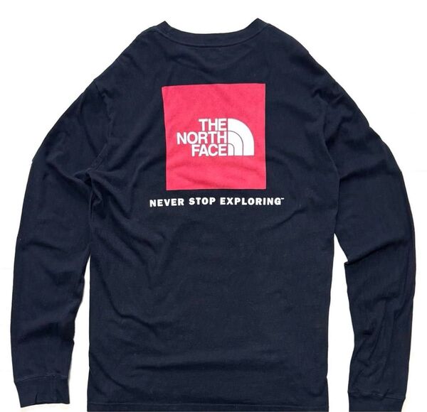 THE NORTH FACE★Back Square Box Logo ザノースフェイス スクエア ボックス ロゴ ロングTシャツ