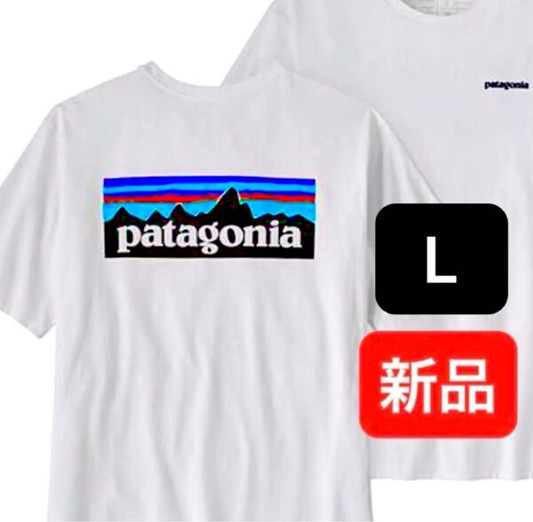 新品★Patagonia P-6 Logo Responsibili Tee パタゴニア ロゴ レスポンシビリティ Tシャツ L