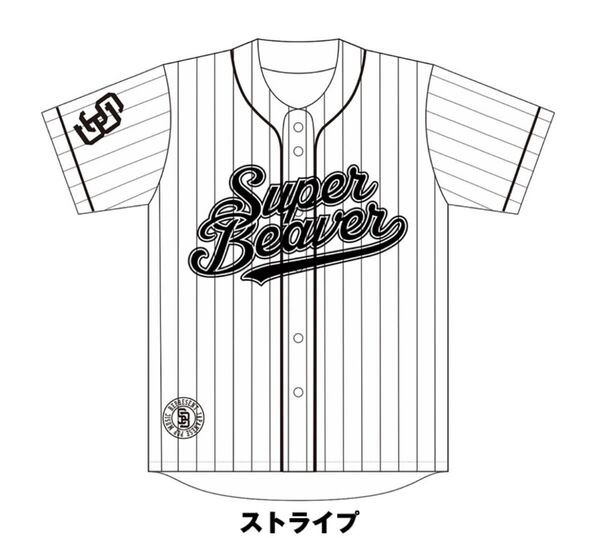 SUPER BEAVER ベースボールシャツ ベースボール Lサイズ Tシャツ ビーバー スーパービーバー