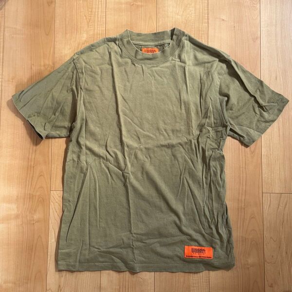 【UNIVERSAL OVERALL】 ワンポイントロゴワッペン 半袖Tシャツ
