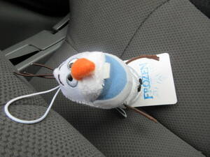 * hole . snow. woman . Olaf Kirakira mascot soft toy strap snow ... Disney movie rare rare * new goods unused tag attaching 