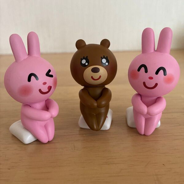 いらすとや うさぎ くま フィギュア 3個セット