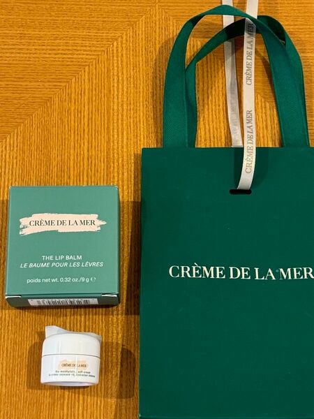 新品未開封 LA MER ザ・リップ バーム (リップ トリートメント) 9g ミニ モイスチャークリーム付き ドゥラメール