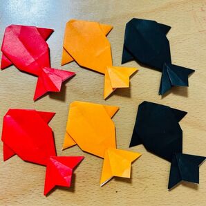 30個 金魚 縁日 折り紙 ハンドメイド 壁面飾り
