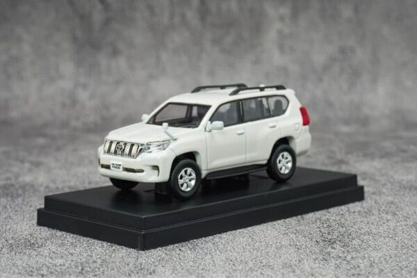 【新品未開封】 エブロ 1/64 トヨタ ランドクルーザー プラド 150 ホワイト 白 ミニカー