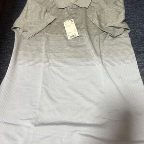 UNIQLO ドライEX ポロシャツ ライトグレー Sサイズ