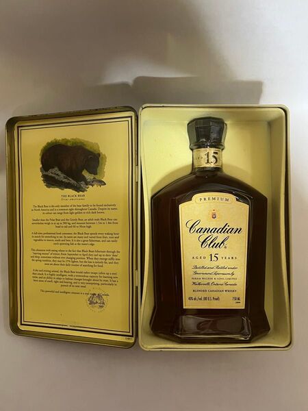 Canadian Club カナディアンクラブ 15年 ウイスキー ◎未開栓 箱有り 現状品