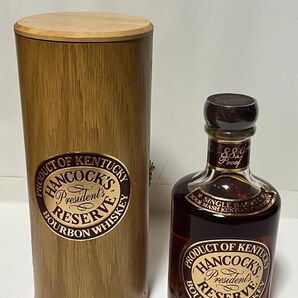 【未開栓古酒】Hancock's President's Reserve バーボンウイスキー ◯木箱付き