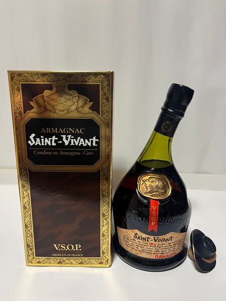 【未開栓古酒】SAINT-VIVANT VSOP ARMAGNAC ブランデー700ml ◯箱付き