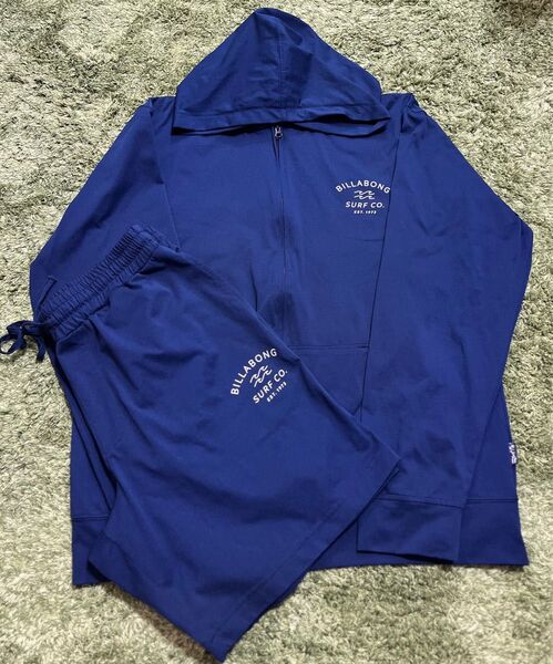 ビラボン billabong サーフフレックス 水陸両用 パーカー ハーフパンツ セットアップ 上下セット