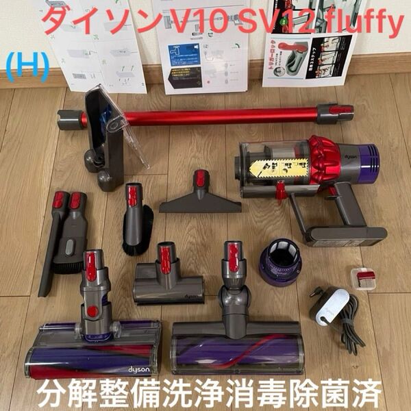 ダイソン (H) V10SV12fluffy 新品ストレートパイプ付 2タイプヘッドから選択式 交換フィルター付 パーツセット
