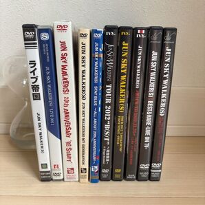 JUN SKY WALKER(S) LIVE DVD 10枚セット