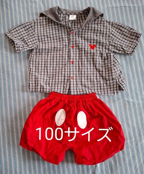 ディズニー ミッキー 100サイズ なりきり コスプレ 半袖セット セーラー