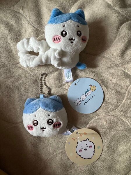 ちいかわ マスコットミラー ぬいぐるみシュシュ ハチワレ