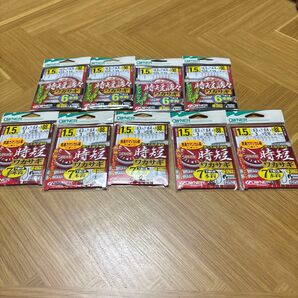 ⑦《未使用品》OWNER 時短誘々 ワカサギ仕掛け 9点セット