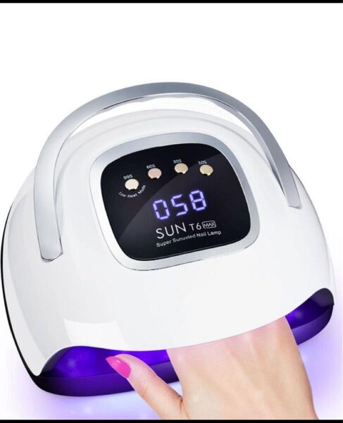 新型 UV & LED ネイルライト ジェルネイル ライト 57LEDs uvライト レジン用 全ジェル対応 高速硬化