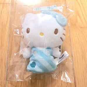 新品未開封 ハローキティ 50周年anniversary 当りくじ 指人形 ブルー サンリオ 当たりくじ ぬいぐるみ