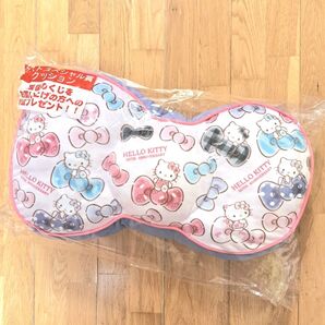 新品 ハローキティ 50周年 当りくじ ラストスペシャル賞 クッション サンリオ 当たりくじ ラストワン リボン型