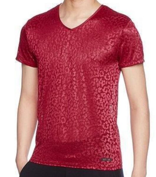 11◆定価:9,180円◆HOM/オム◆Vネック 半袖Tシャツ◆M◆カシスソーダ