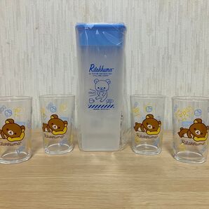 リラックマ グラス 4個セット&冷茶ポット 未使用品